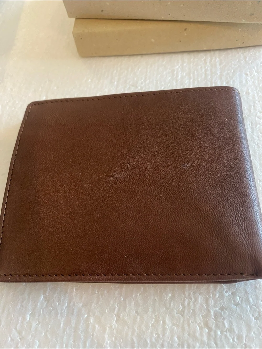 Marlboro Country Store Men's Brown Leather Bi-Fold Wallet